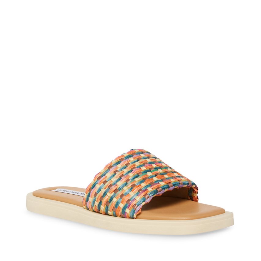 Sandalias de Diapositivas Steve Madden Leigh Mujer Multicolor | ES DXE682